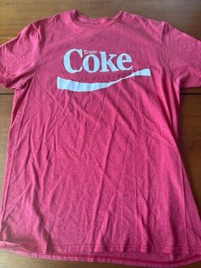 Coca Cola Red Tee with White 'Coke' Logo